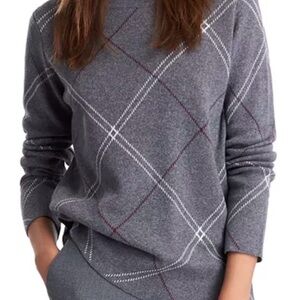 Barbour The Tartan Collection
Platinum Allison Knit Sweater size 4-6